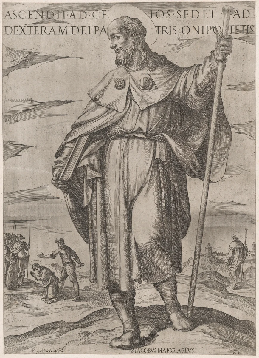 St. James Major by Antonio Tempesta, print, 1555-1630