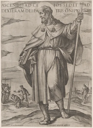 St. James Major by Antonio Tempesta, print, 1555-1630