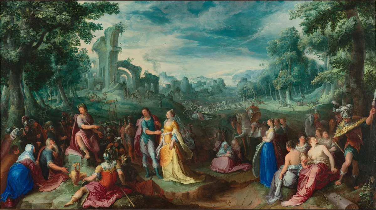 The Continence of Scipio by Karel van Mander, painting, 1600