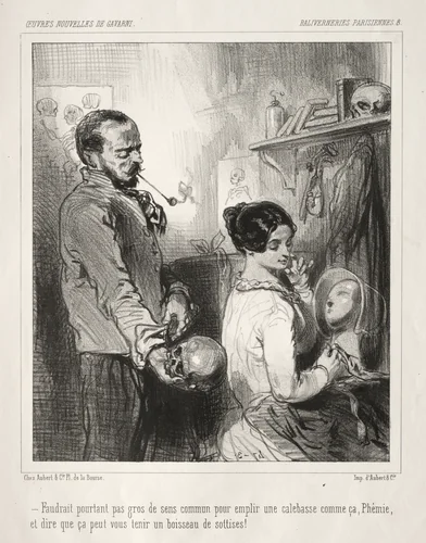 Baliverneries Parisiennes by Paul Gavarni, print, 1824-1866