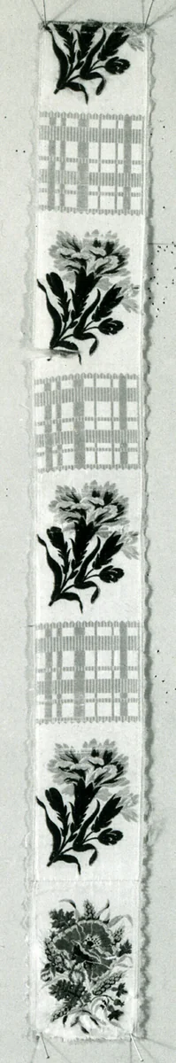 Ribbon by France, textile, 1845-1860