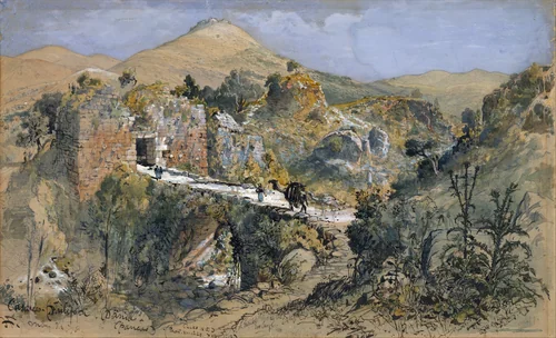 Caesarea Philippi (Banias) by Harry Fenn, artwork, 1845-1911