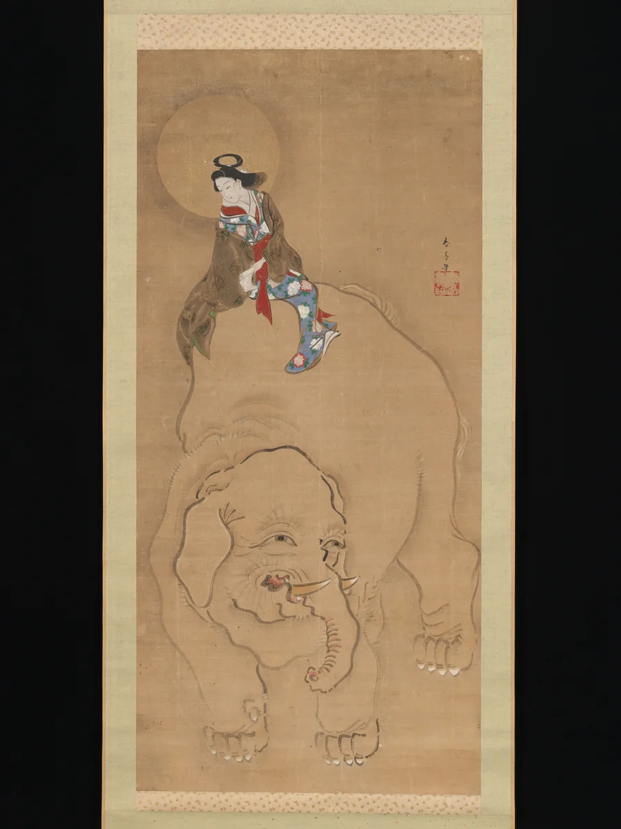 Eguchi no Kimi by Katsukawa Shuntei, painting, 1770-1820