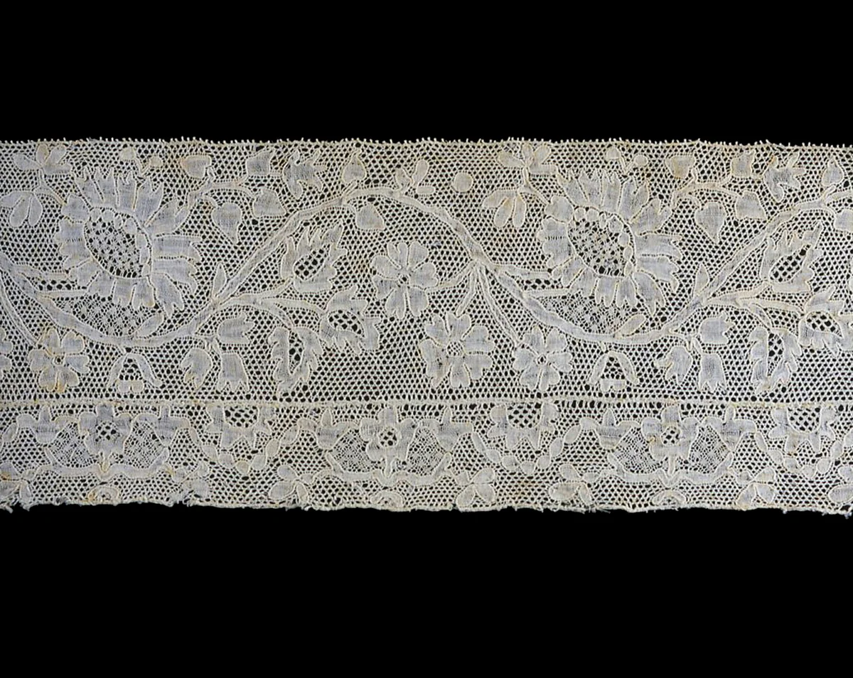 Border (Fragment) by Belgium, Flanders, probably Antwerp, textile, 1750-1800