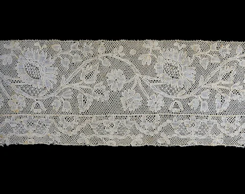 Border (Fragment) by Belgium, Flanders, probably Antwerp, textile, 1750-1800