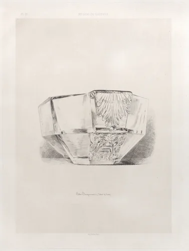 Crystal Basin by Jules Ferdinand Jacquemart, print, 1864