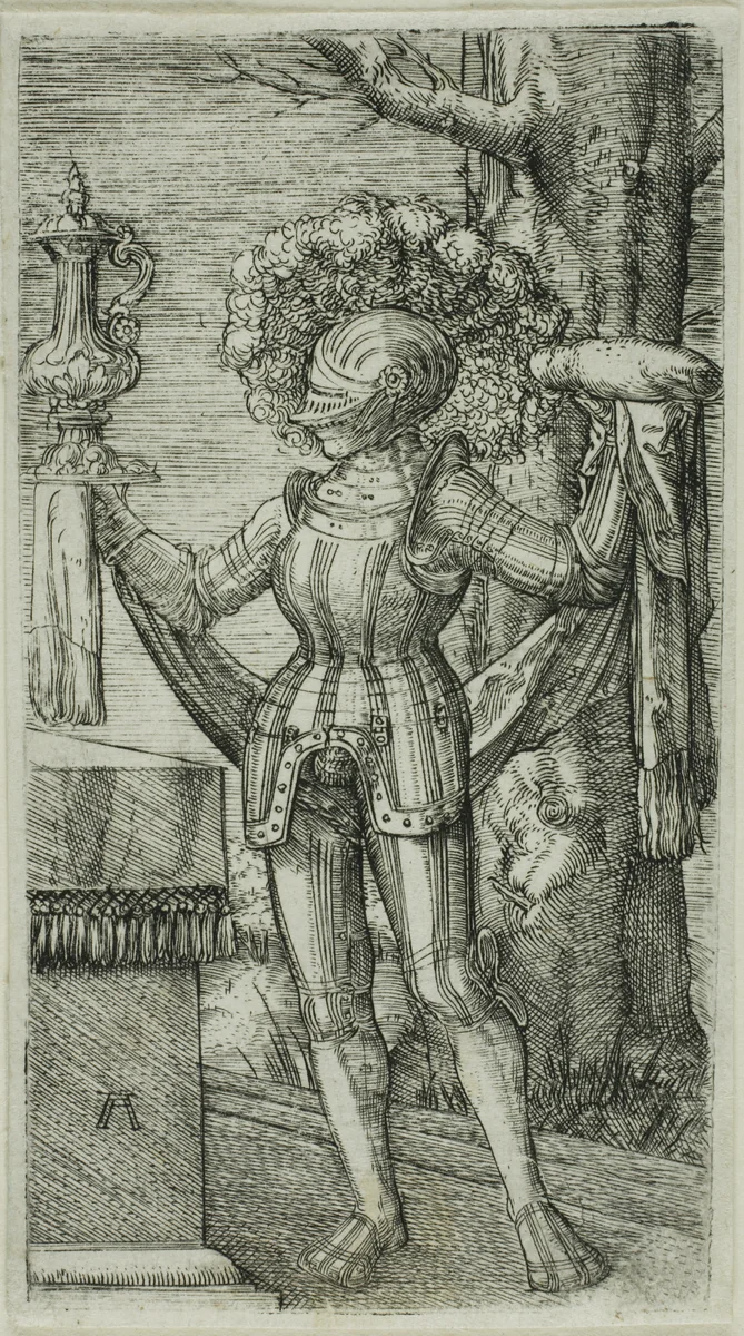 Knight by Albrecht Altdorfer, print, 1510-1520