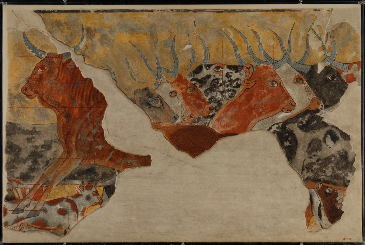 Cattle by Hugh R. Hopgood, artwork, -1427--1400