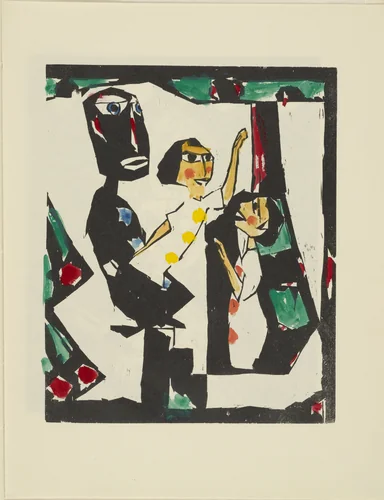 Theater (Theater) from the periodical Kündung, vol. 1, no. 7, 8 (July, August 1921) by Siegfried Schott, periodical, 1921