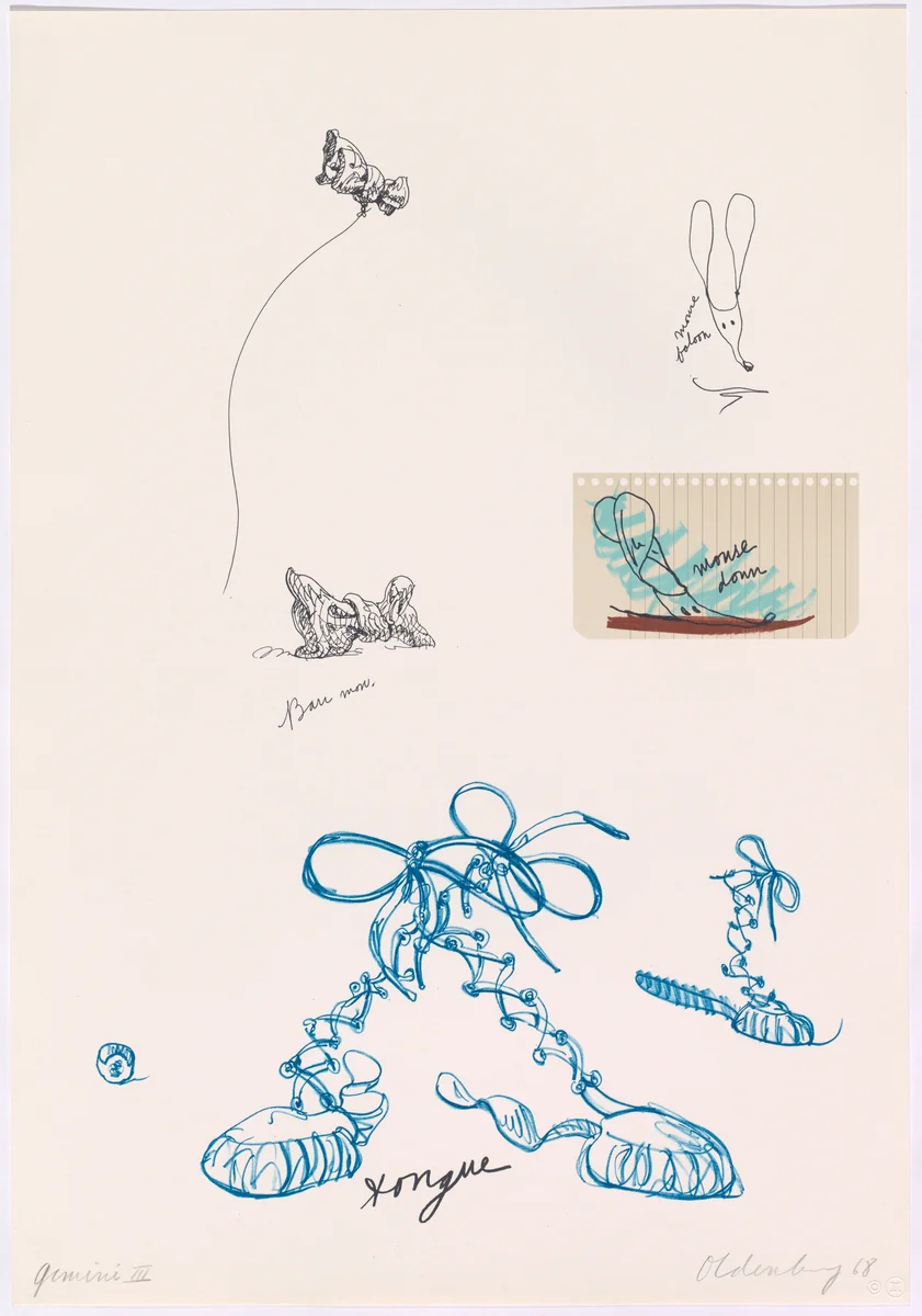 Untitled (Sneaker Lace) by Claes Oldenburg
James Webb
Dan Gualdoni
Gemini G.E.L., portfolio, 1968