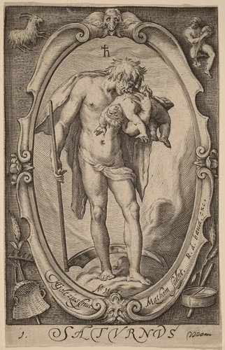 Saturn by Jacob Matham
Hendrick Goltzius
Robert de Baudous, print, 1597