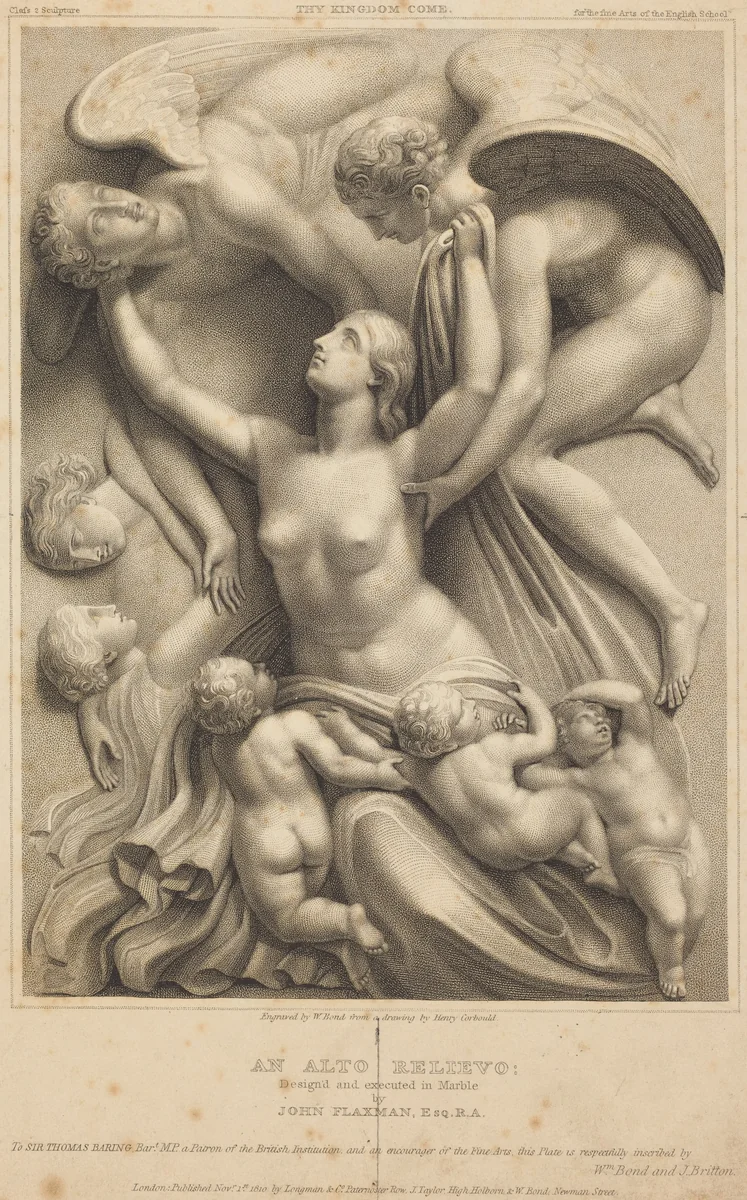 Thy Kingdom Come (Monument to Sir Thomas Barting) by William Bond
John Flaxman
Henry Corbould, print, 1810