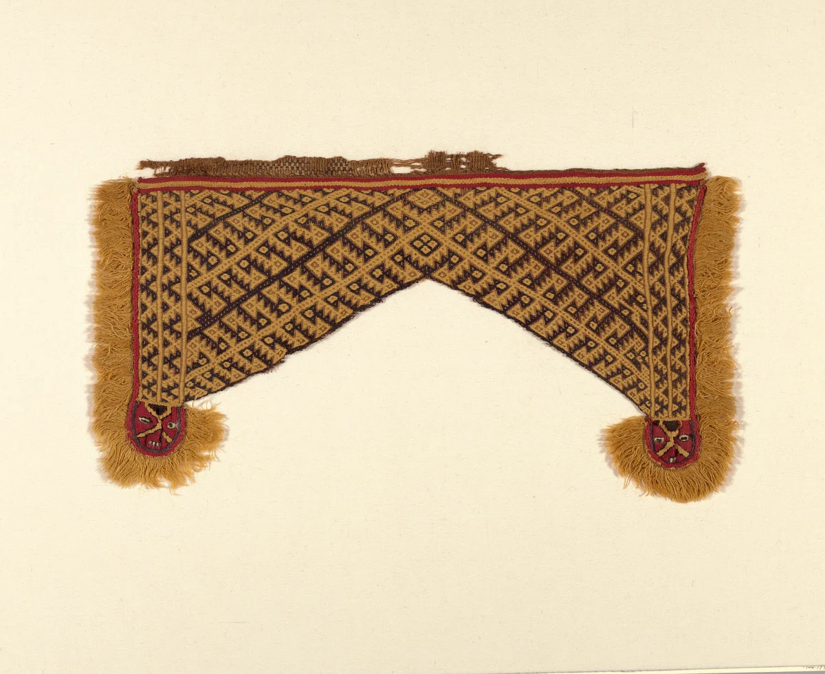Loincloth Panel by Chancay, textile, 1000-1476