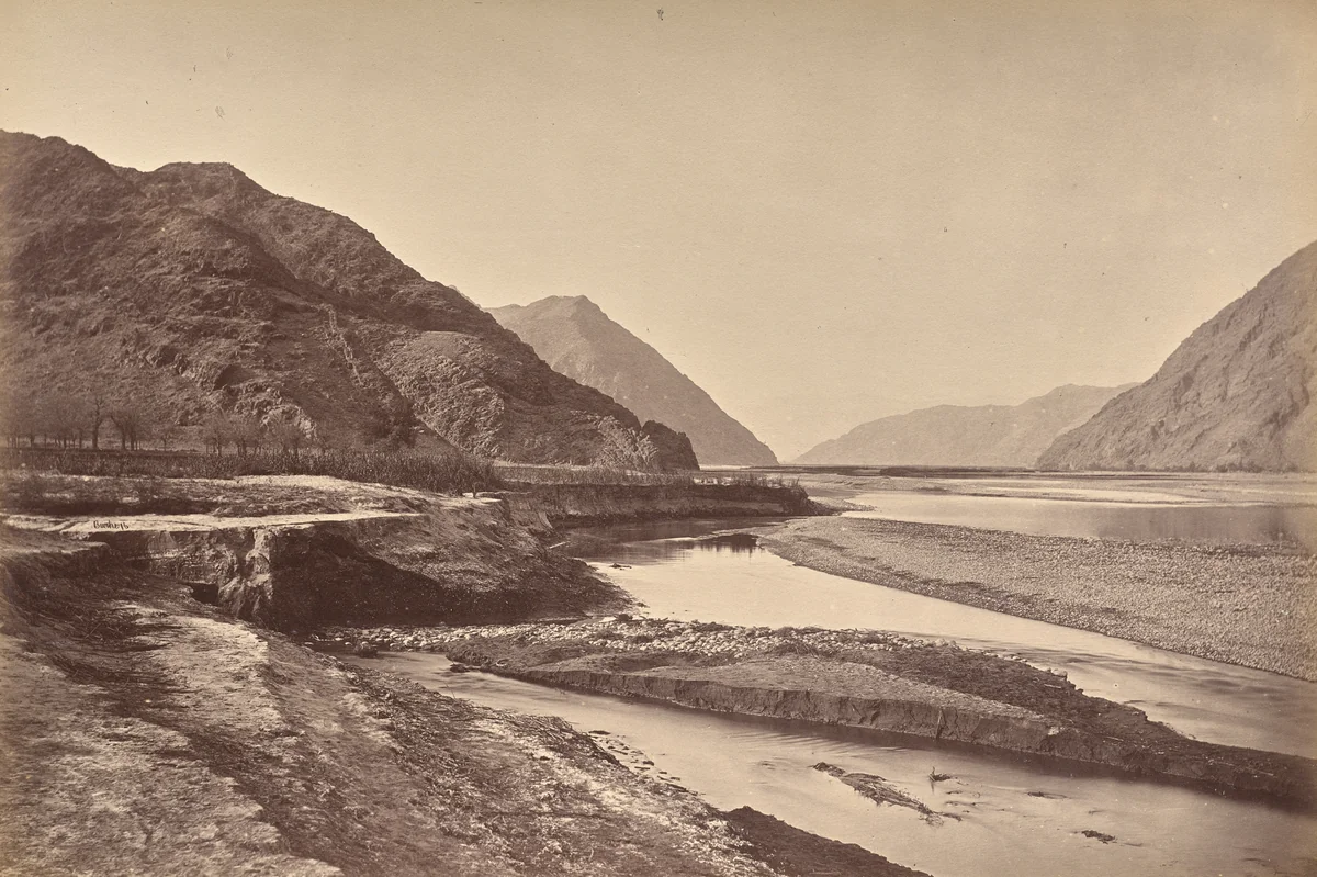 The River Gorge by John Burke, photograph, 1878-1880