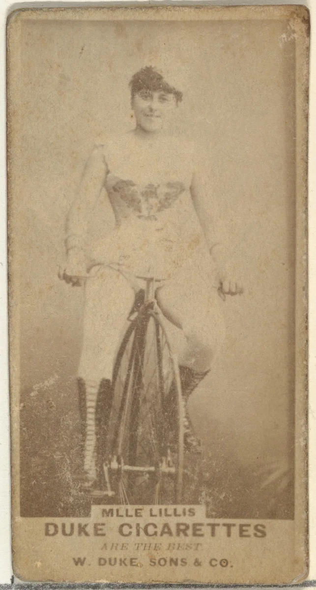 Mlle. Lillis, from the Actors and Actresses series (N145-7) issued by Duke Sons & Co. to promote Duke Cigarettes by W. Duke, Sons & Co., photograph, 1880-1889