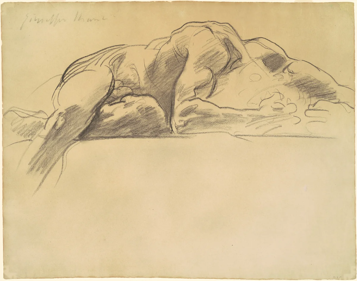 Study for "Hell" by John Singer Sargent, drawing, 1903-1916