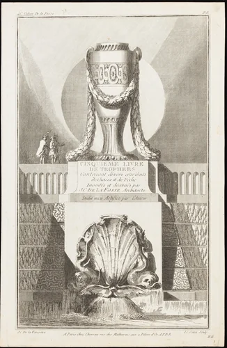 Title page from Cinquieme Livre de Trophées by Jean Charles Delafosse, print, 1700-1799
