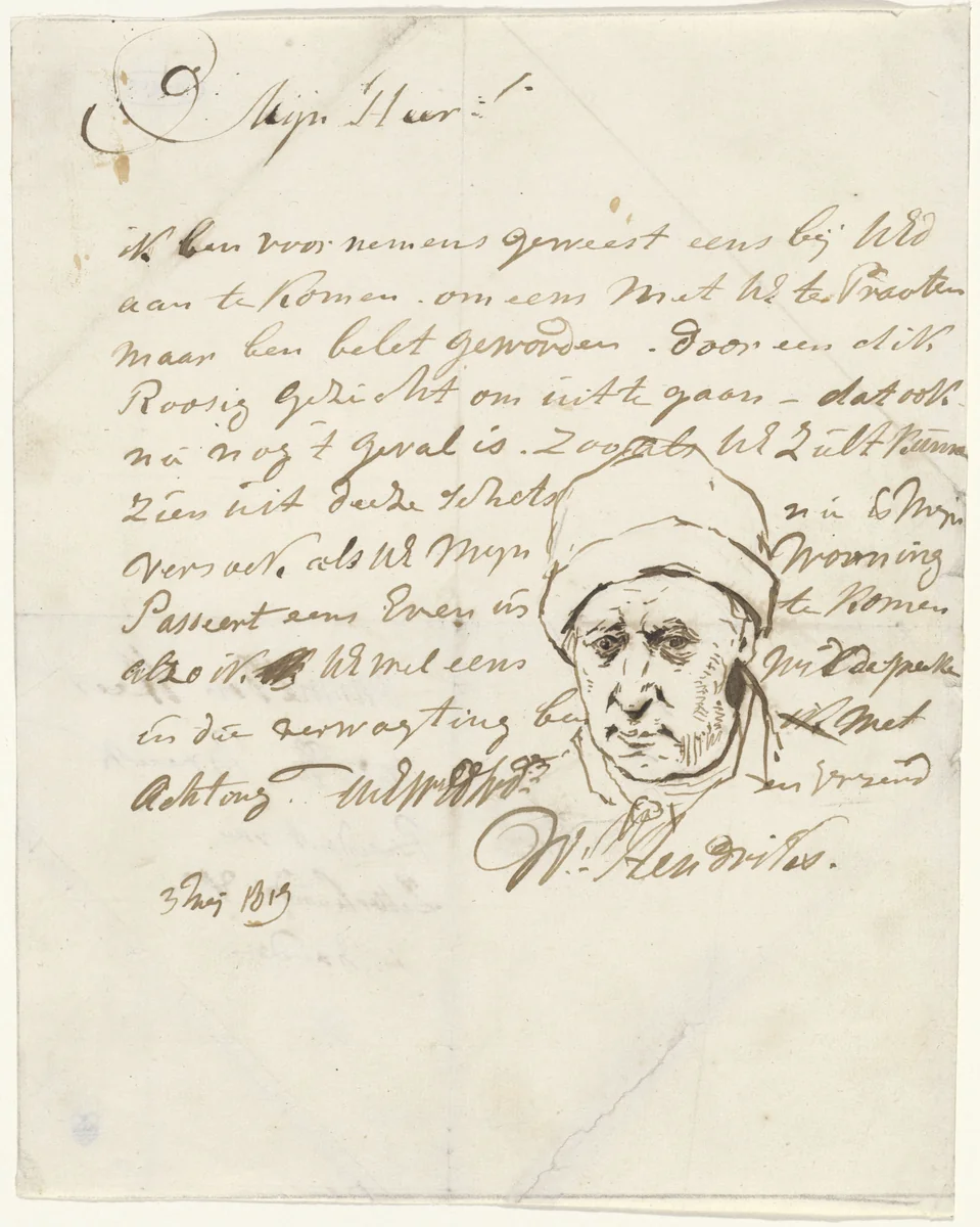 Untitled by Wybrand Hendriks, drawing, 1819