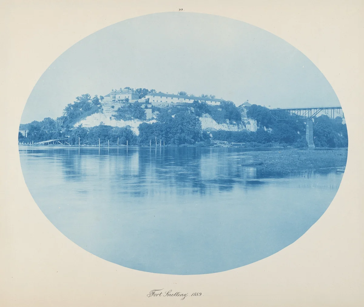 Fort Snelling by Henry Peter Bosse, photograph, 1889