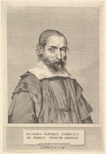 Nicolas-Claude Fabri de Peiresc by Claude Mellan, print, 1637