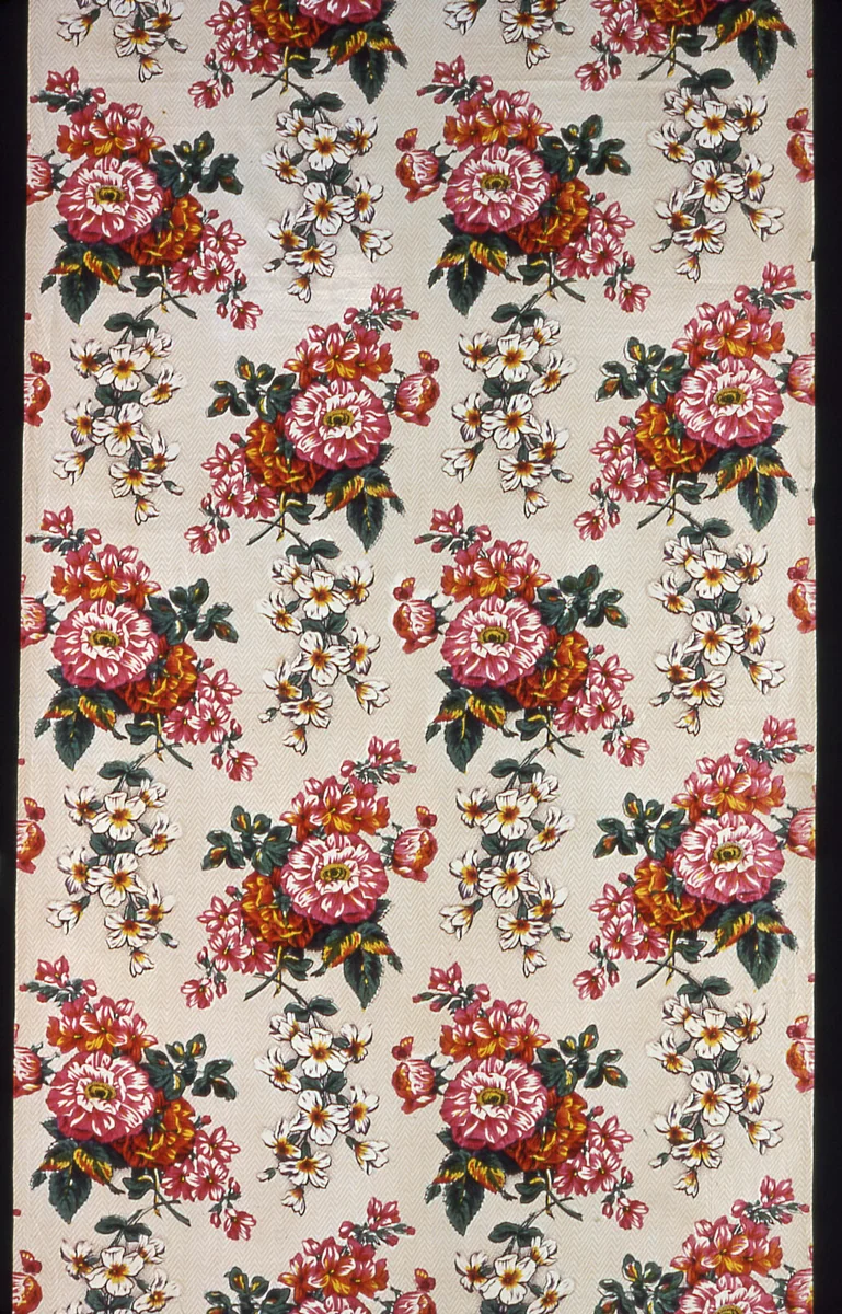 Panel by England, textile, 1840-1850