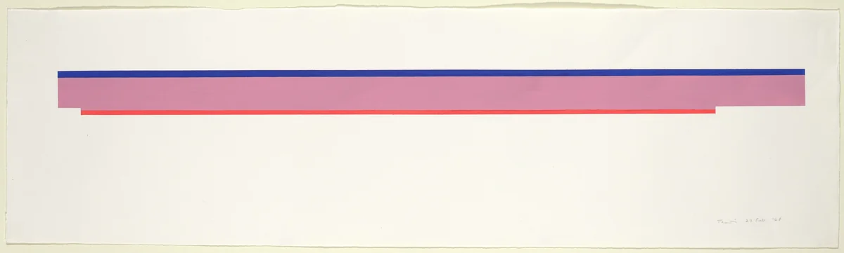 23 Feb '68 by Anne Truitt, drawing, 1968