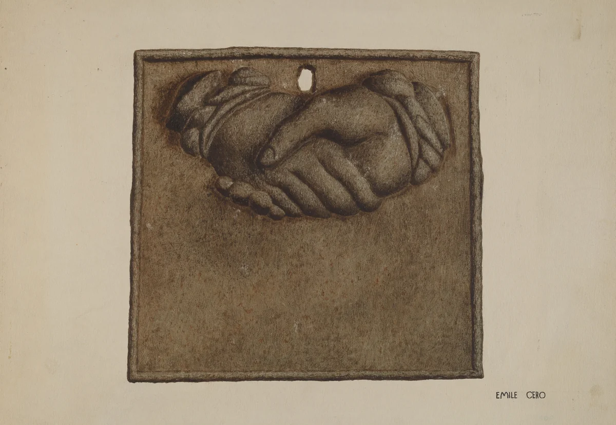 Firemark by Emile Cero, index of american design, 1935-1942