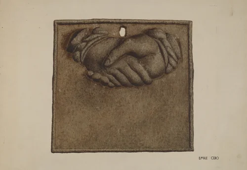 Firemark by Emile Cero, index of american design, 1935-1942