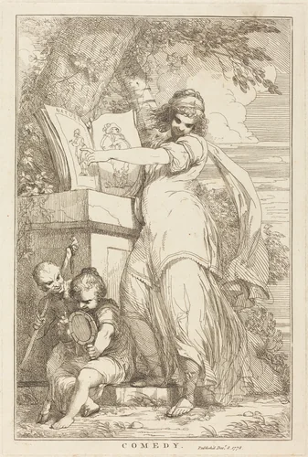Comedy by John Hamilton Mortimer, print, 1778