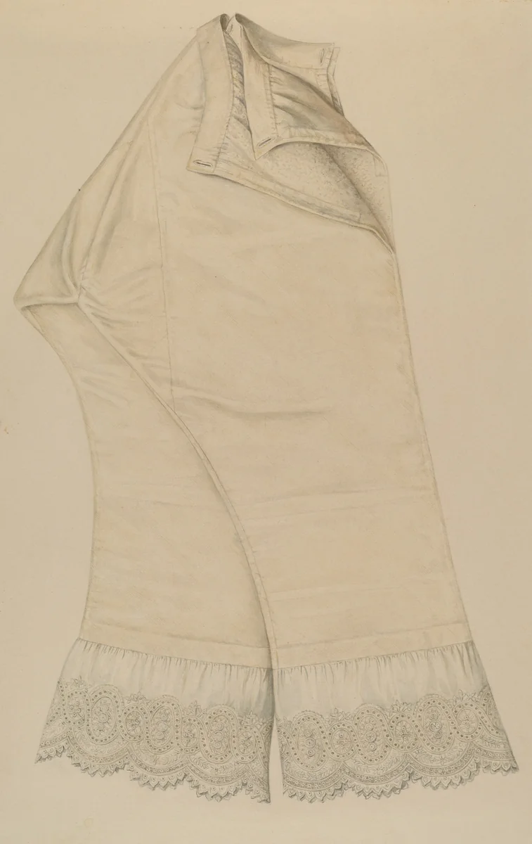 Woman's Drawers by Jean Peszel, index of american design, 1939