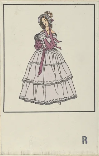 Biedermeier Fashion by Urban Janke, print, 1908