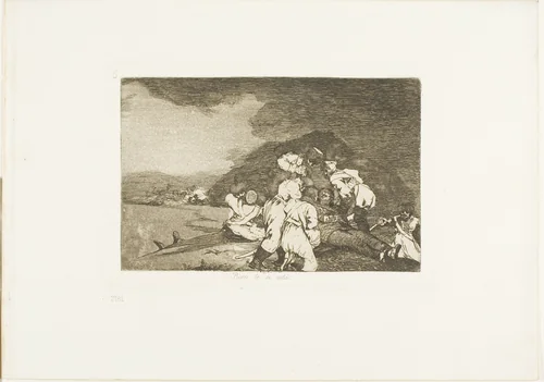 It Serves You Right, plate six from The Disasters of War by Francisco José de Goya, print, 1810-1815