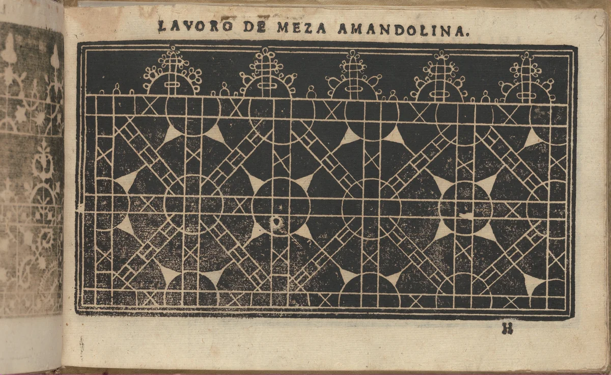 Studio delle virtuose Dame, page 25 (recto) by Isabella Catanea Parasole, book, 1597