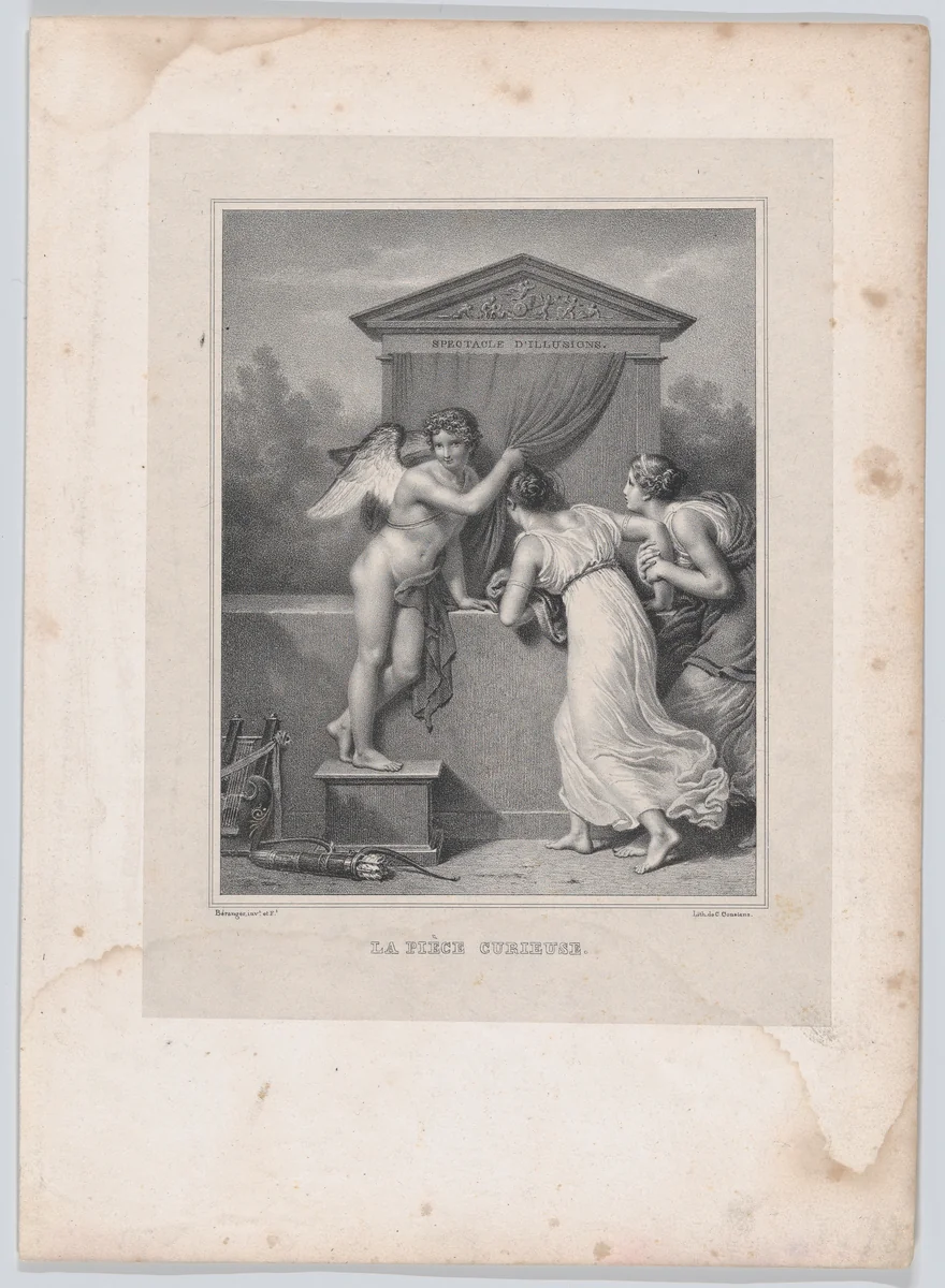 The Curious Performance by Charles-Louis Constans, print, 1803-1840