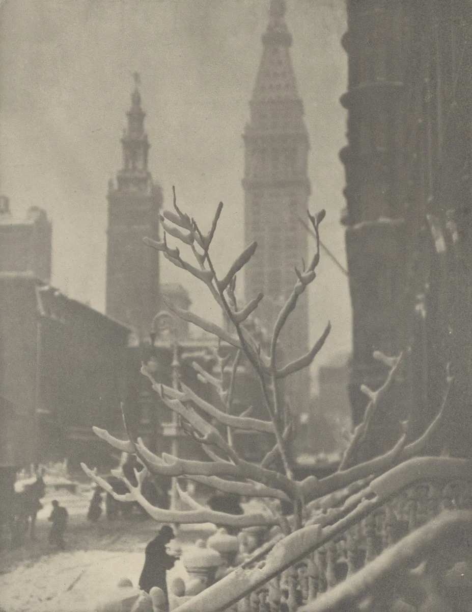 Two Towers—New York by Alfred Stieglitz, photograph, 1911