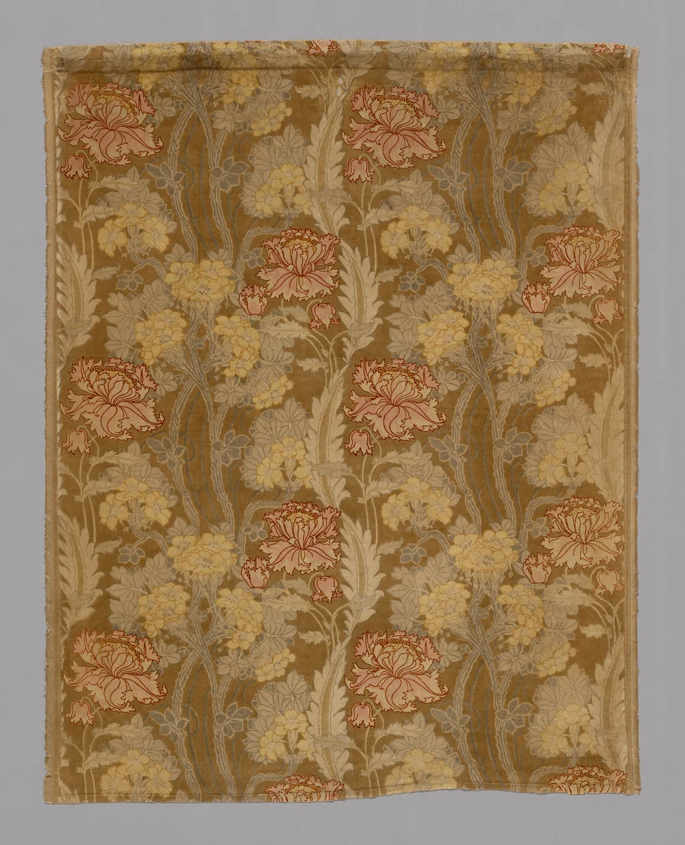 Fleurs Stylises by Arthur Silver, textile, 1888-1908