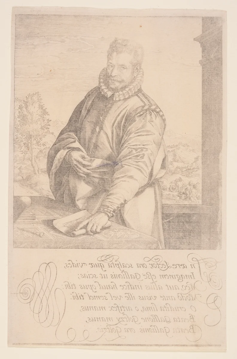 Philips Galle by Hendrick Goltzius, print, 1582