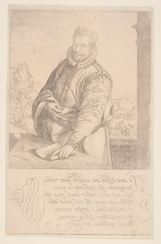 Philips Galle by Hendrick Goltzius, print, 1582