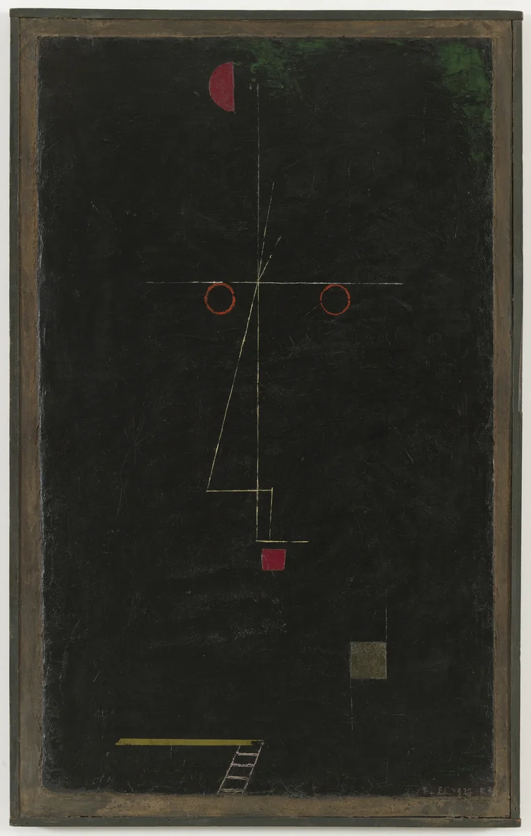 Portrait of an Equilibrist by Paul Klee, painting, 1927
