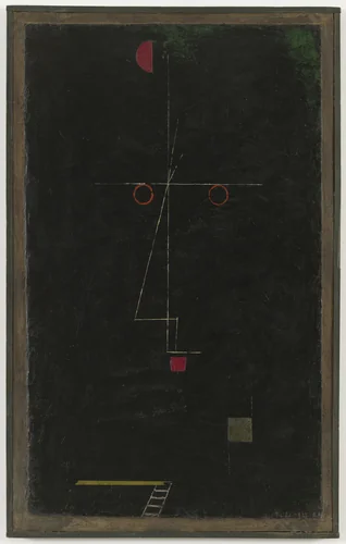 Portrait of an Equilibrist by Paul Klee, painting, 1927