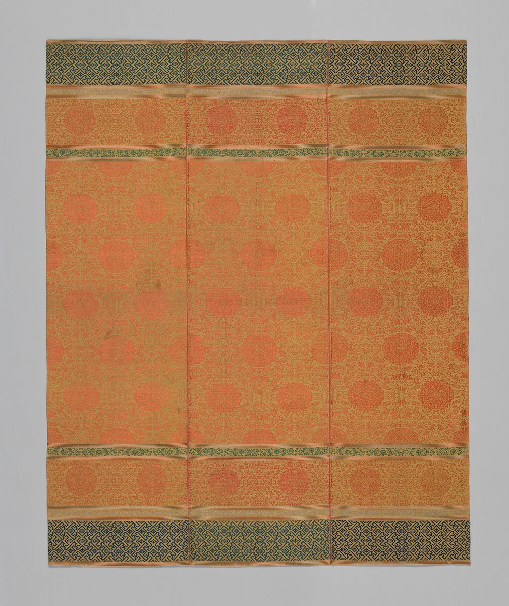 Panel (Furnishing Fabric) by China, textile, 1875-1900