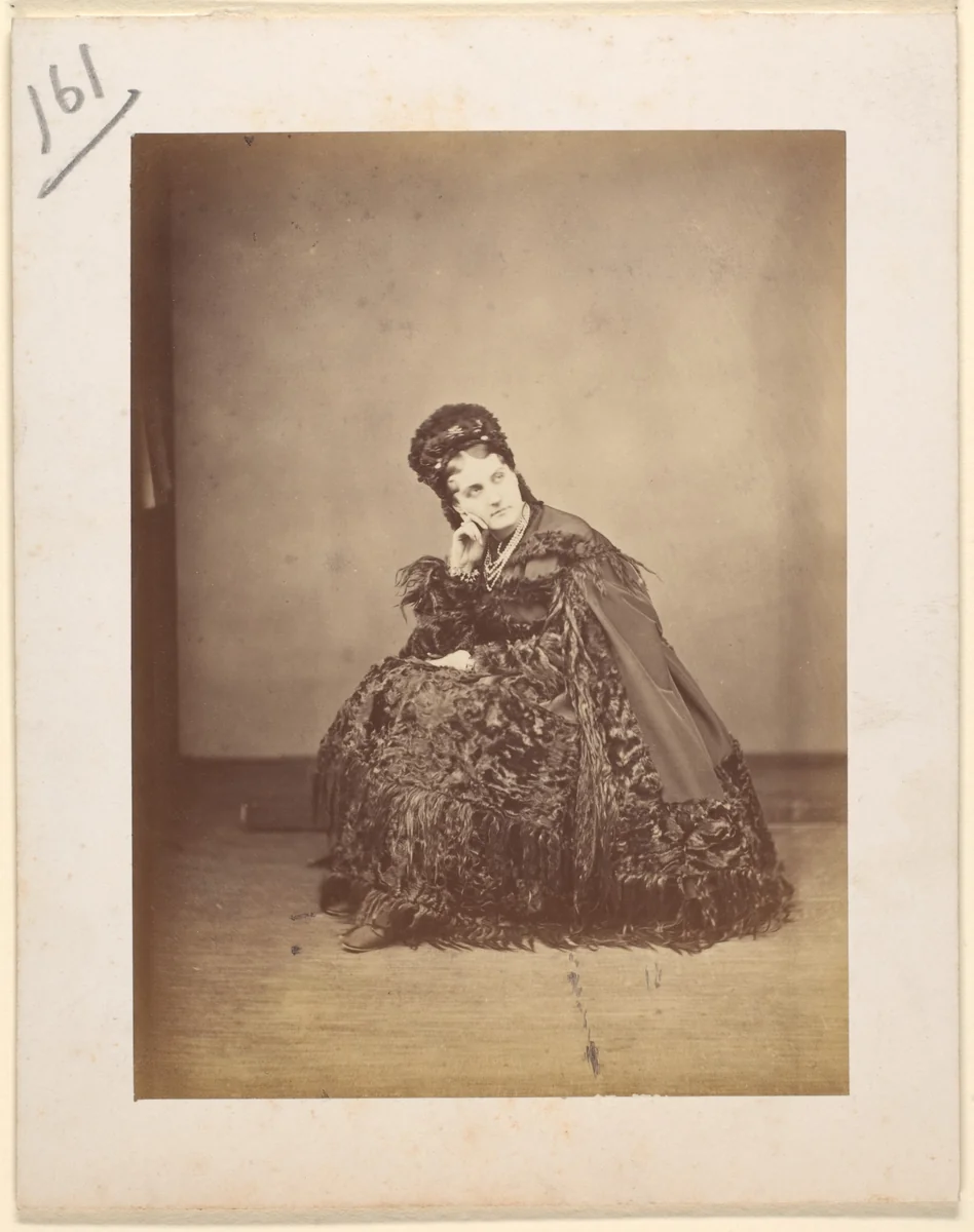 Le Caracul (L'Astrakhan) by Pierre-Louis Pierson, photograph, 1860-1869