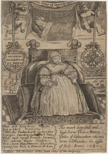 Henry, Duke of Gloucester by William Marshall, print, 1569-1677