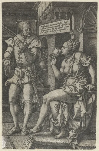 Sophonisba drinkt vergif by Unknown, print, 1553