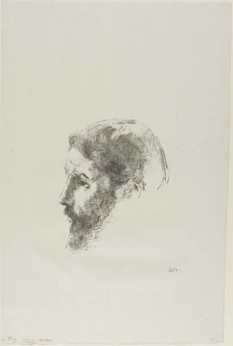 Pierre Bonnard by Odilon Redon, print, 1902