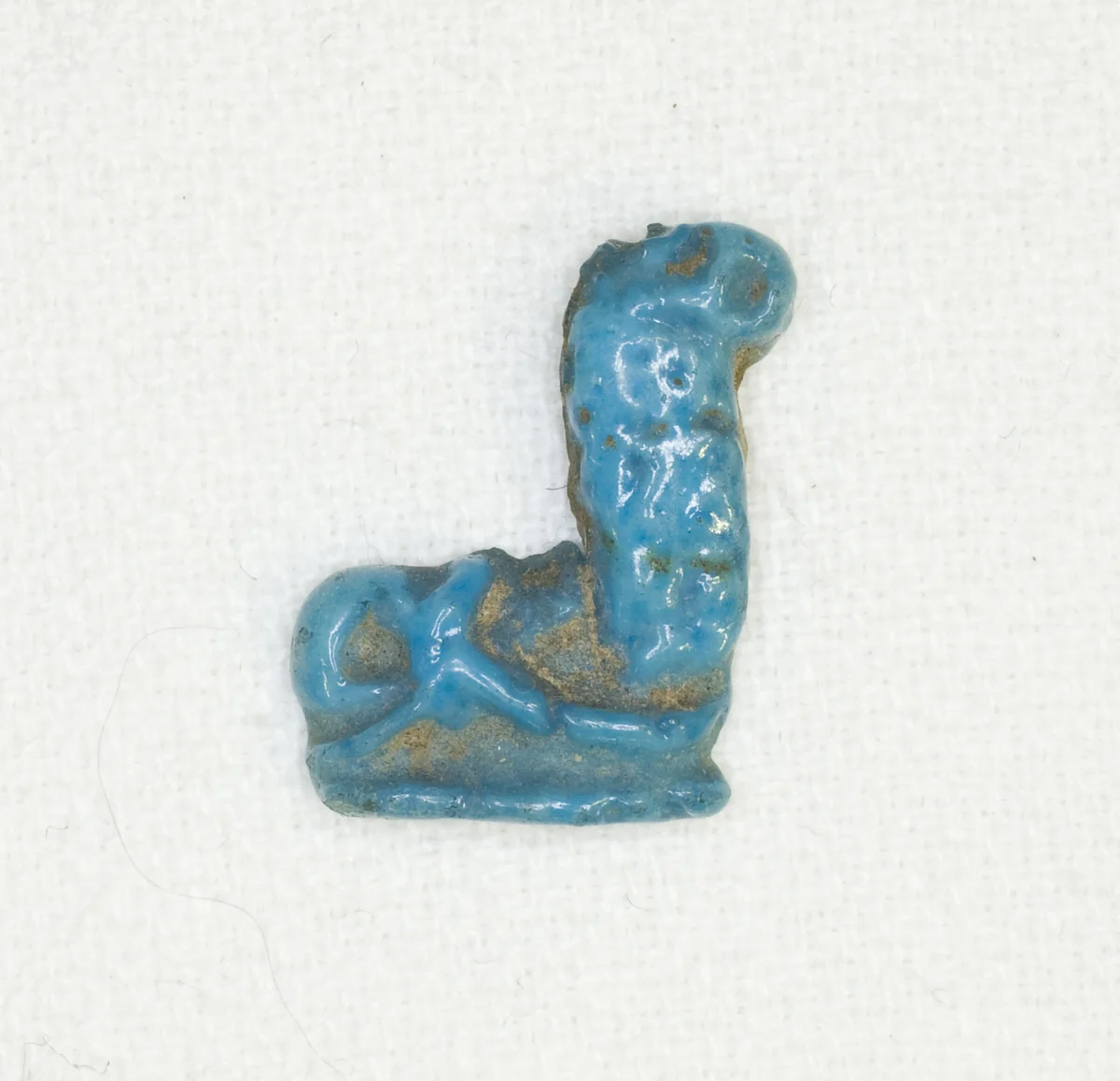 Amulet or Inlay of a Serpent by Egyptian, metalwork, -664--332