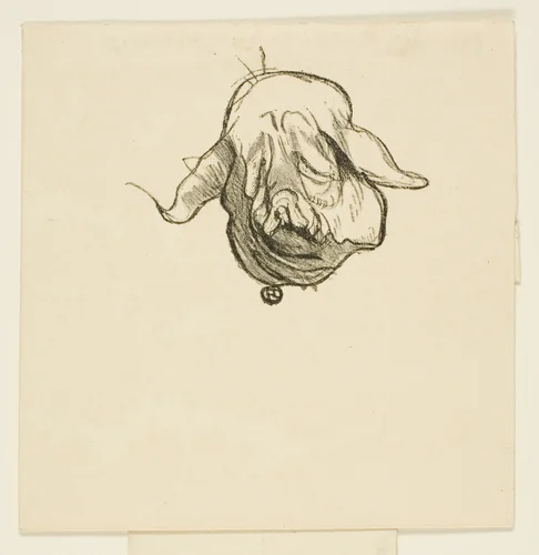 Tailpiece from Au Pied du Sinaï by Henri de Toulouse-Lautrec, print, 1897