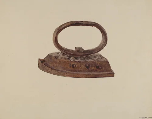 Iron by Gerard Barnett, index of american design, 1941