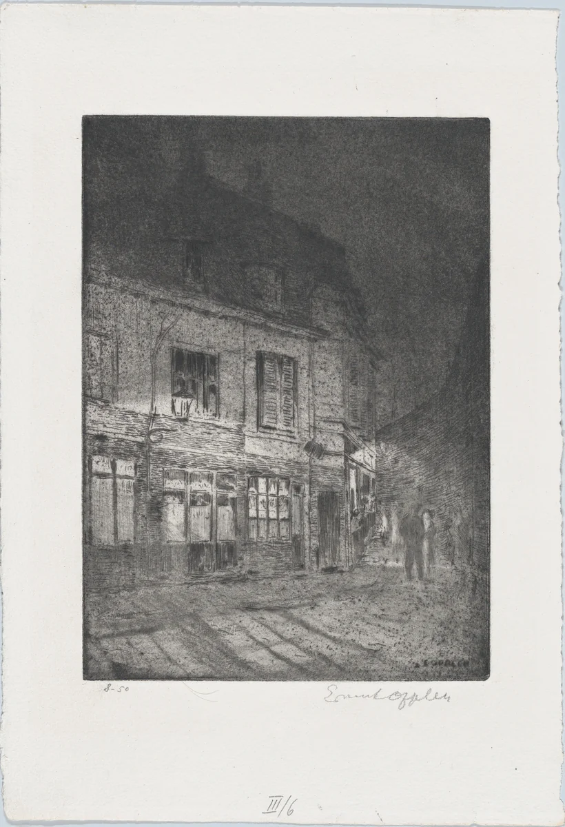 Lille: Liebesgässchen by Ernst Oppler, print, 1916