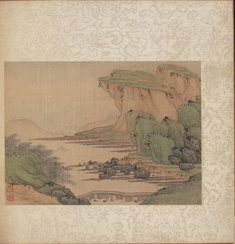 Album of Miscellaneous Subjects, Leaf 2 by Fan Qi, painting, 1650-1655